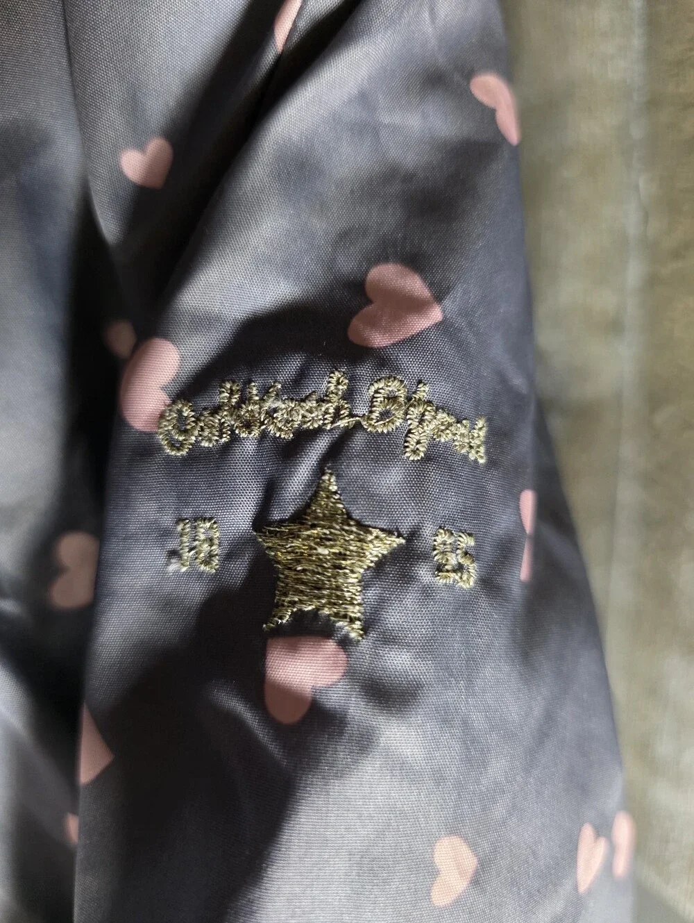 Oshkosh Grey With Pink Hearts Winter Coat